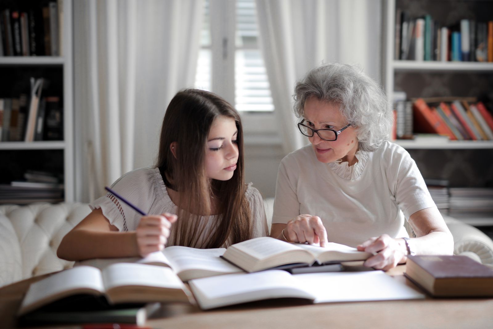 Senior recuperating safely at home in a comfortable setting